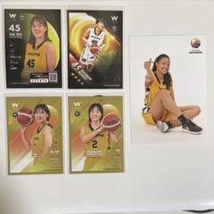 ⭕️wリーグ 山梨クインビーズ　カード&生写真セット⭕️ 中澤、渡邊、池田、上長