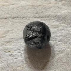 天然石　ブラックルチル　10mm