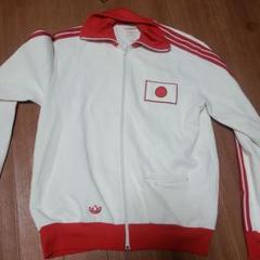 日本国旗デザイン トラックジャケット (白/赤) m24149766273_1.jpg?1729717521