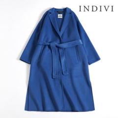 897y*美品 インディヴィ ハミルトンウール リバーテーラーコート. INDIVI（インディヴィ）の「◇ハミルトンウール リバーテーラー