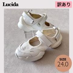訳あり★Lucidaベルクロボリュームスニーカー　サンダル　36/24.0㎝