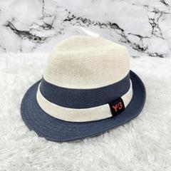 希少 Y-3 ストライプ 麦わら帽子 ストローハット
