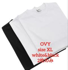 新品【2枚のみ 白・黒】OVY Fine Cotton Basic 3pac