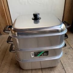 新品】アカオ角蒸36㎝二重