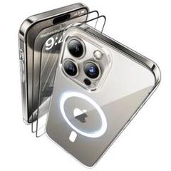 新品⭐️iPhone15 Pro Max ケース クリア フィルム2枚