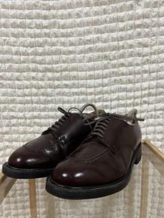 美品✨REGAL リーガル Uチップ27 ガラスレザー 本革 124R Vチップ REGAL リーガル Uチップ メンズ ビジネス 124R AL リクルート
