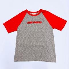 【美品】AMI PARIS アミ アミパリ ラグラン Tシャツ カットソー S