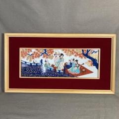 有田焼　一陶作　陶額　尺額皿　55×53×8 有田焼 一陶作 陶額 尺額皿 55×53×8 - メルカリ