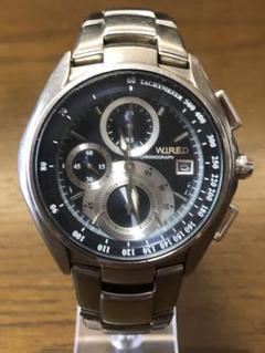 美品 電池新品 送料込 セイコー SEIKO ワイアード WIRED クロノ