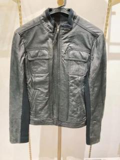 MANGO　マンゴー　ラムレザー　ジャケット　ライダース　チャコールグレー Amazon | [ALTER VENOMV] Manoson JACKET メンズ ライダース