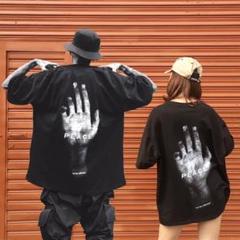 Tシャツ トップス 半袖 ストリート レディース メンズ サイズ選べます jhz
