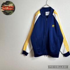 【希少サイズ 希少カラー】アディダス　ジャージ　SST 3XL 紺黄色白　y2k m24194731094_1.jpg?1720163169