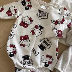 激レア❤️ハローキティベビーズ❤️ロンパース 80サイズ ハローキティ ロンパース 2枚セットの通販 by m｜ラクマ