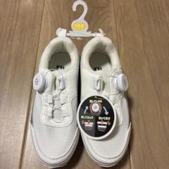 ★新品未使用★ ダイヤル式スニーカー　19cm ホワイト