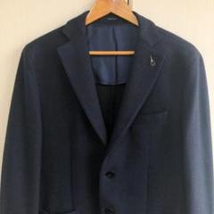 未使用パオローニツープリーツストレッチトラウザーズサイド