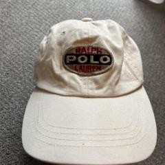 90s Ralph Lauren アイボリー キャップ アメリカ製 - メルカリ