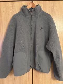 Nike グレー フリースジャケット Lサイズ - メルカリ