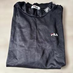 FILA ハイネック長袖シャツ ブラックのサムネイル