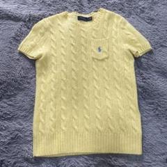 2025SS Polo by Ralph Lauren イエロー 半袖ニット - メルカリ
