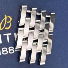 c244【18mm】新品 ナビタイマー 7連 鏡面 SSコマ ステンレス ベルト c244【18mm】新品 ナビタイマー 7連 鏡面 SSコマ ステンレス ベルト