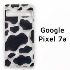 Pixel7a クリア 牛柄 カバー 透明