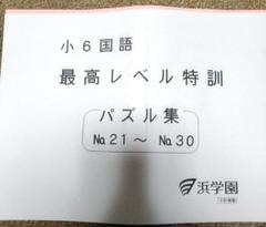 浜学園の最高レベル特訓国語　小5 浜学園 小5 最高レベル特訓算数と国語 | ゼロからの最難関中学