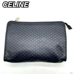 セリーヌ　CELINE　クラッチバッグ　セカンドバッグ　マカダム　トリンオフ　黒