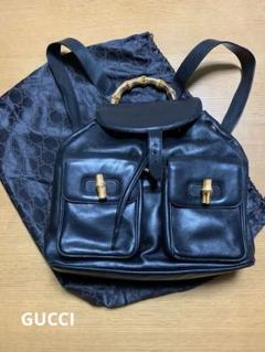 GUCCI グッチ　バンブーリュック　黒　美品　GG柄保存袋付属 m24253754912_1.jpg?1727194412