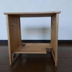 宗徧流　小棚　桐木地　茶道具