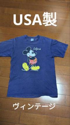 希少 80s vintage ミッキーマウス Tシャツ USA製 M