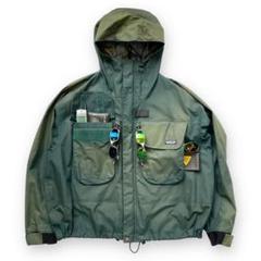 Patagonia sst 名作　レア　90sフィッシングジャケット グリーン Patagonia sst 名作 レア 90sフィッシングジャケット グリーン