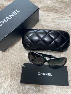 CHANEL ブラック サングラス ケース付き