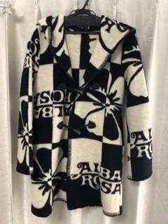 美品　アルバローザ　コート ALBA ROSA - 新品未使用タグ付き アルバローザ升目ロングコート