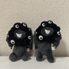 黒ミャクミャク 立ち & 座り 2個セット 万博ミャク　ストラップ キーホルダー