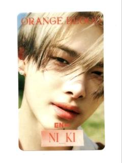 ENHYPEN ニキ orangeblood トレカ In Stock [NIKI inclusions] ENHYPEN [ORANGE BLOOD] Weverse