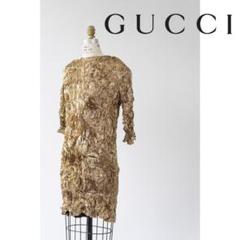 未使用品　タグ付き　GUCCI　グッチ　ロング丈　ドレス　ワンピース　レア　希少 未使用品 タグ付き GUCCI グッチ ロング丈 ドレス ワンピース