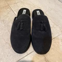 【美品】MANEBU スウェード スリッパ シューズ　42 美品】MANEBU スウェード スリッパ シューズ 42 - メルカリ
