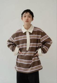 2025年のクリスマスの特別な衣装 pink shirt rugger spring KnuthMarf brown メルカリ - トップス