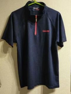 SPALDING トレーニングシャツ M ネイビー