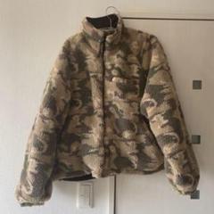 迷彩柄　リバーシブルフリースジャケットのサムネイル