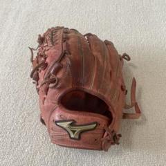 Mizuno Global Elite 赤 レザーグローブ