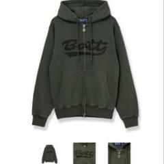 BoTT ジップパーカー パーカー BoTT / ボット】Washed Script Logo Zip Hoodie（パーカー