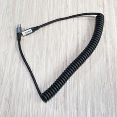 USB Type C ケーブル 0.5Mから1.5Mまで 伸びる 伸縮