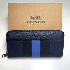 新品未使用　COACH コーチ　F75395ブルー　長財布 2025年最新】coach f75395の人気アイテム - メルカリ