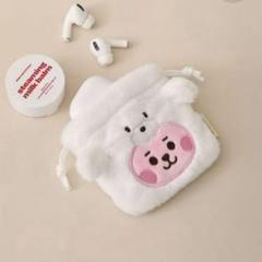 【SHOOKY】BT21 BABY FLUFFYライイングぬいぐるみ.ミニポーチ SHOOKY】BT21 BABY FLUFFYライイングぬいぐるみ.ミニポーチ