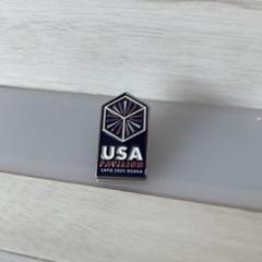 【非売品】大阪関西万博　アメリカ館　記念ピンバッジ 非売品】大阪関西万博 アメリカ館 記念ピンバッジ