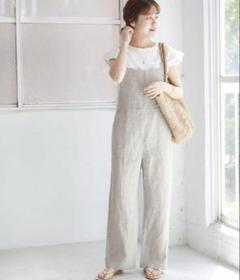 JORNAL STANDARD relume リネンサロペット　グレー　38