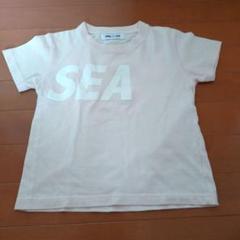 ウインダンシー キッズ Tシャツ 120 バッグプリント windandsea