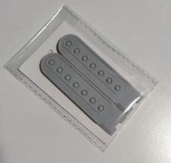 Meluke 帽子 交換ストラップ スナップバック式 2セット グレー