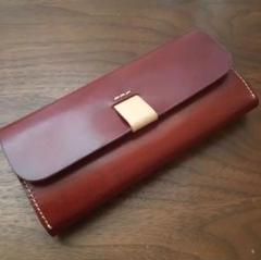 イタリアンレザー 本革 レザー 長財布 メンズ レディース ハンドメイド